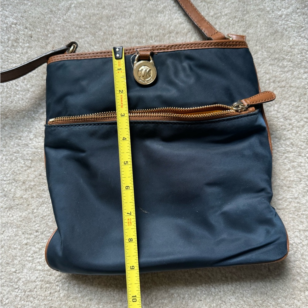 Navy Michael Kors nylon crossbody